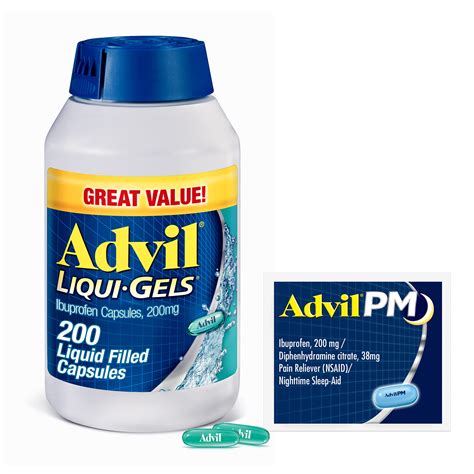 Advil Liqui Gels Pain Reliever And Fever Reducer Pain Medicine For