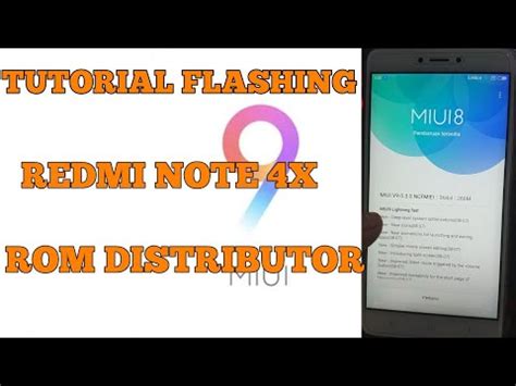 Tutorial Cara Flashing Redmi Note 4x Distributor Rom YouTube