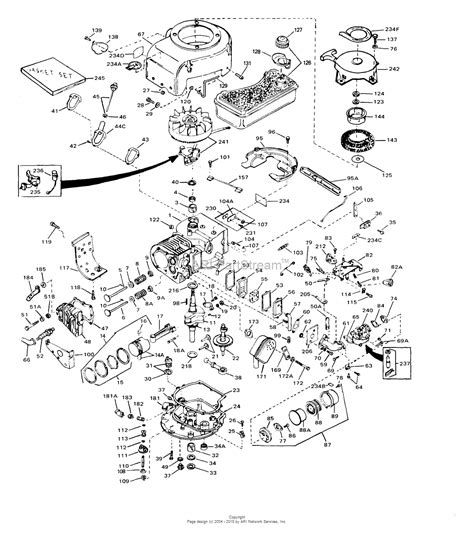 Tecumseh V60-70293J Parts Diagram for Engine Parts List #1