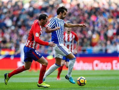 Las imágenes del Atlético de Madrid Real Sociedad