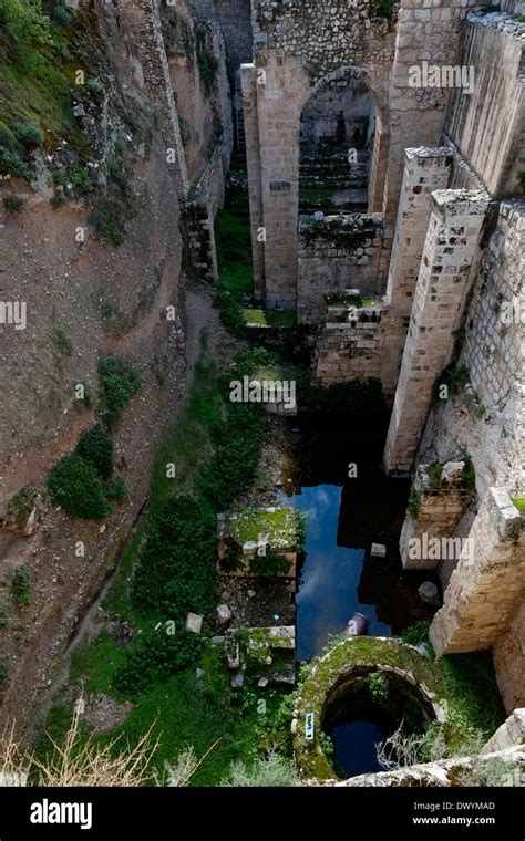 Kirche Von St Anne Und Pool Von Bethesda Fotos Und Bildmaterial In