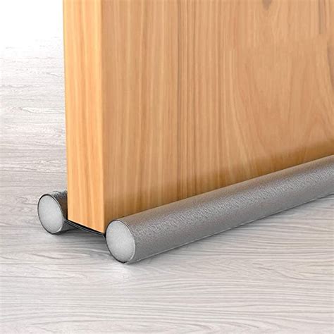 Under Door Draft Stopper 37 Inch Cuttable and Washable,Twin Door Draft Stopper,Energy Saving ...