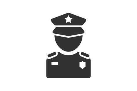 Police Cop Icon Graphic By Salimcreative · Creative Fabrica