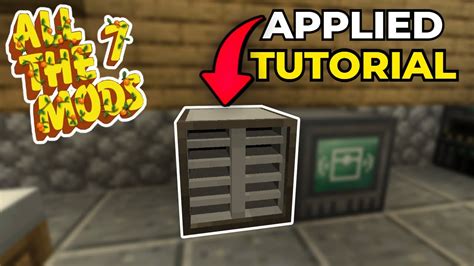 TUTORIAL APPLIED ENERGISTICS 2 MELHOR MOD DE TODOS APRENDENDO