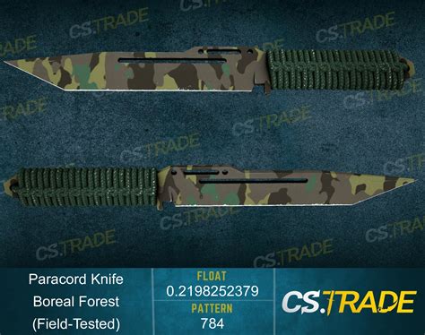 Paracord Knife Boreal Forest CS2 Skin