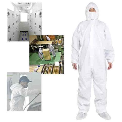 Ppe Type 56 White Safety Smms Disposable Asbestos Removal Protect