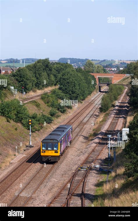 Arriva Northern Rail Class Pacer Train Passing Retford