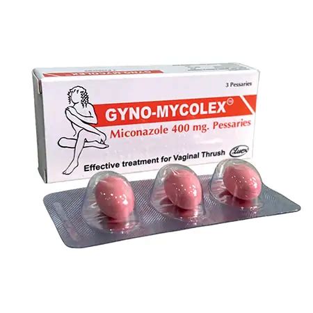 GYNOMYCOLEX 400MG PESSARIES Country Medical Pharmacy