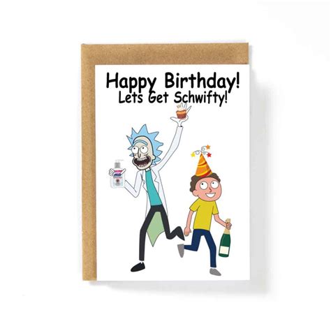 Happy Birthday Card Rick Etsy