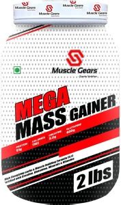 Muscle Gears Mega Mass Gainer 2 Lbs Vanilla Whey Protein Price In India