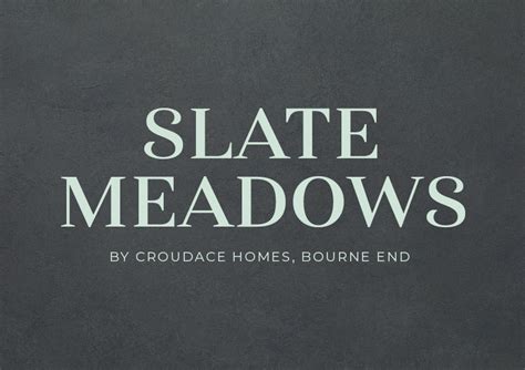 New Homes Slate Meadow Bourne End Croudace Homes