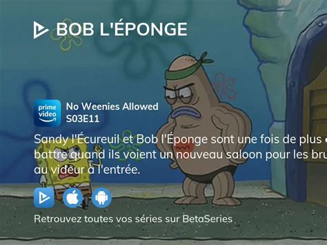 Regarder Bob L Ponge Saison Pisode Streaming Complet