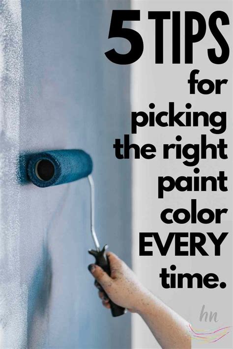 Free Guide 5 Tips For Picking The Right Paint Color Every Time In 2020 Choosing Paint