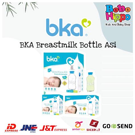 Jual BKA Botol Kaca ASI BKA Isi 8 4 Pcs BKA Breastmilk Glass BKA