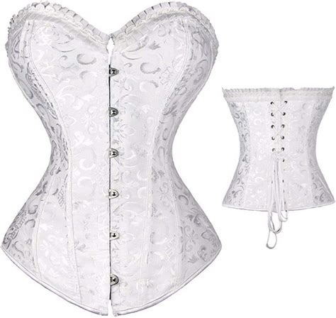 Bolawoo Dames Jeune Mode Corsets L Gant R Tro Plaine Cross