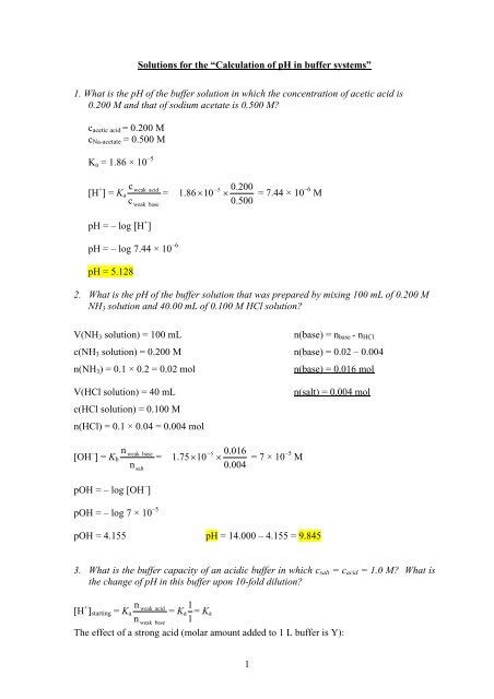 31+ calculating the ph of a buffer - AlistairLight