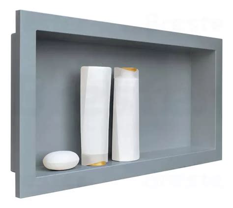 Nicho empotrado para baño y cocina 30x60 Metasul Ur Grey Urban Grey