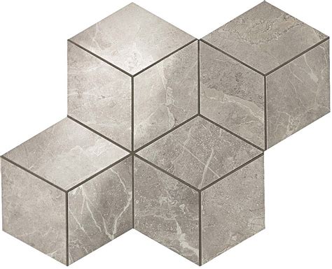 Marvel Grey Fleury Esagono Polished Mosaics 30 35 Minoli Tile Outlet