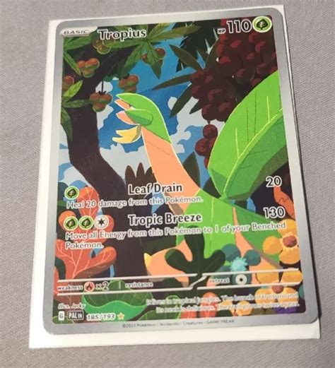 POKÉMON TCG TROPIUS Scarlet Violet Paldea Evolved 195 193 Holo