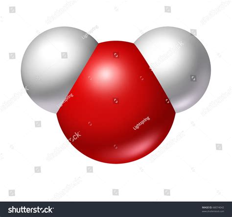 Water Molecule Science Symbol Oxygen Hydrogen Stock Illustration 68074042 | Shutterstock