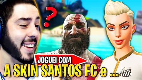 Joguei Com A Skin Do Santos Fc E Encontrei Um Kratos Diferente No