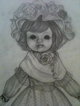 Porcelain Doll Drawing At Paintingvalley Explore Collection Of