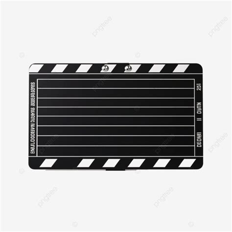 Clapper Board For Cinematography Concept Movie Or Film Format Png