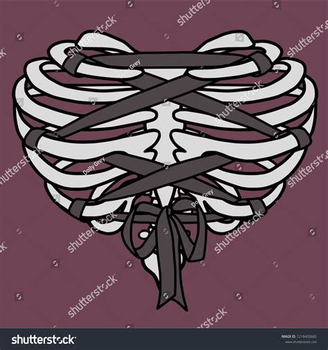 Heart Shape Rib Cage Images Stock Photos Vectors Shutterstock