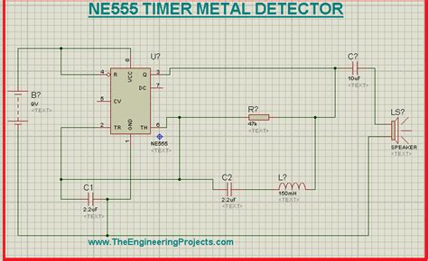 Metal Detector Using Ic 555 Circuit Diagram Circuit Diagram