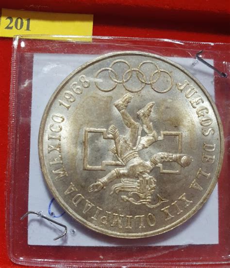 Cod 201 MESSICO 25 PESOS 1968 GIOCHI OLIMPICI CCNI Circolo