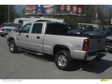 2006 Silver Birch Metallic Chevrolet Silverado 2500hd Lt Crew Cab 4x4 28364629 Photo 3