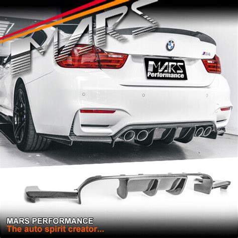 Vorsteiner Style Carbon Fiber Rear Bumper Bar Diffuser For Bmw F M