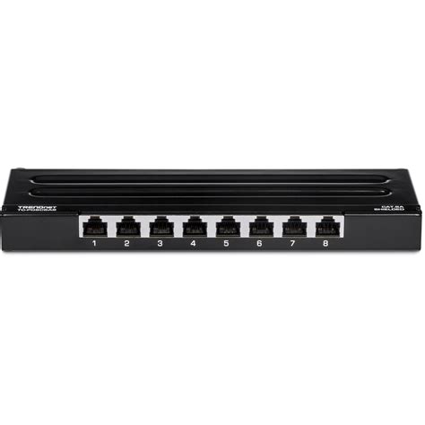 Port Cat A Shielded Wall Mount Patch Panel Trendnet Tc P C As