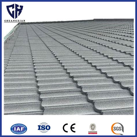 Traditional Design Stone Coated Zinc Steel Roofing Sheets For Milano