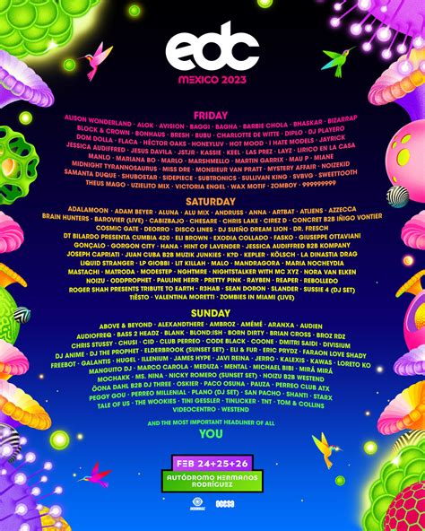 Lineup Edc Mexico En