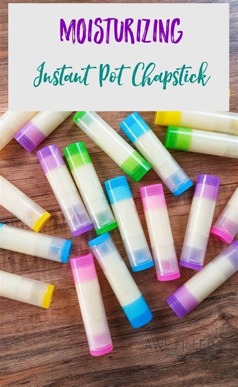 Moisturizing Instant Pot Chapstick Chapstick Chapstick Recipe