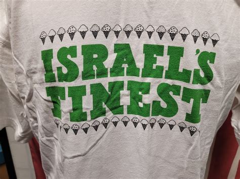 Vtg Ben Jerrys Israel Israels Finest Rare Promo Ice Cream T Shirt Xl Cows L Ebg