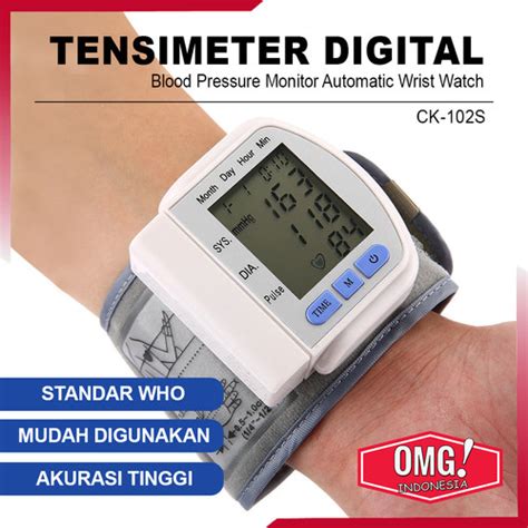 Jual Tensimeter Digital Pergelangan Tangan Wrist Lcd Display Pengukur