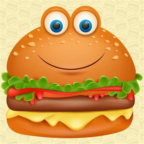 Animated Burger Emoji Stickers by Pankaj Yadav