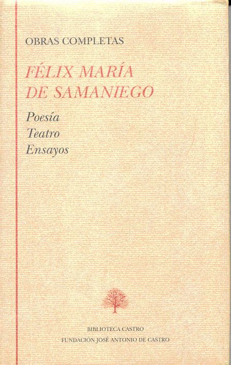 Obras completas 2001 Félix María de Samaniego