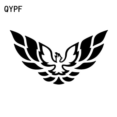 QYPF 15.5CM*8.6CM EAGLE HOOD Personality Fashion Vinyl Decal Car ...