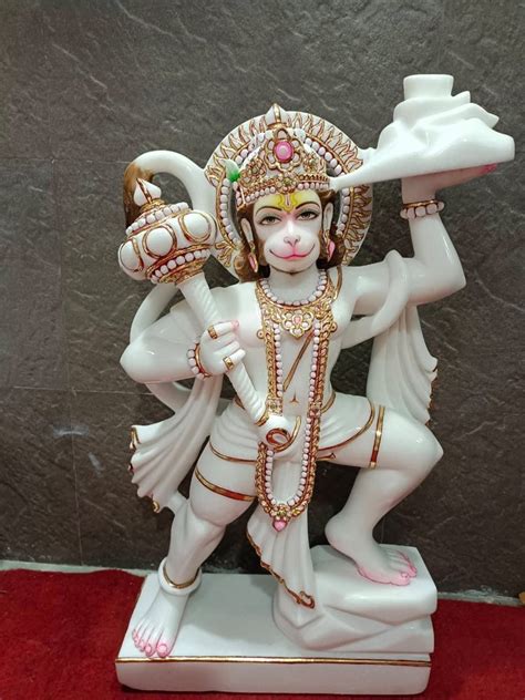 White Marble Hanuman Ji Statue Temple At Rs In Jaipur Id