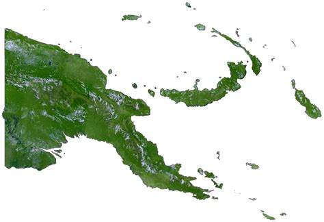 Papua New Guinea Map - GIS Geography