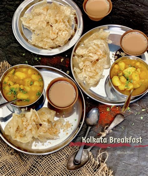 Kolkata Breakfast Pitai Paratha With Ghughni Ribbons To Pastas