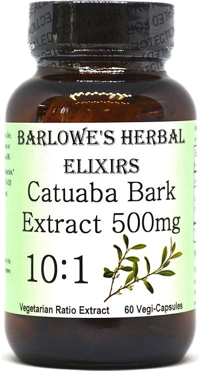 Amazon Barlowe S Herbal Elixirs Catuaba Extract Mg