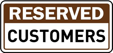 Reserved Customers Sign Claim Your 10 Discount