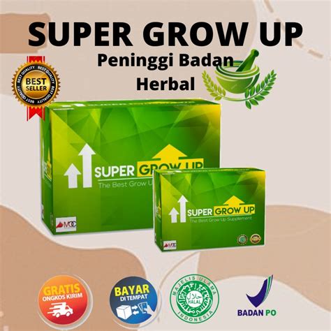 Jual Peninggi Badan Terbaik Tiens Original Bpom Super Grow Up