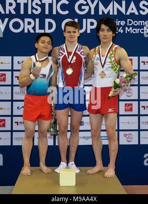 Carlos Edriel Yulo Of The Philippines Poses During The Victory