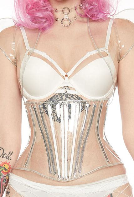 Artifice Products Clear Pvc Underbust Corset Artifice Clothing