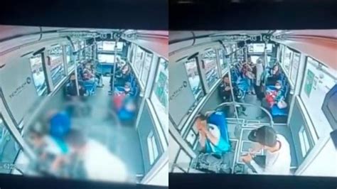 Viral Pria Tiba Tiba Pukul Sopir Bus Tmp Bandung Sambil Marah Marah